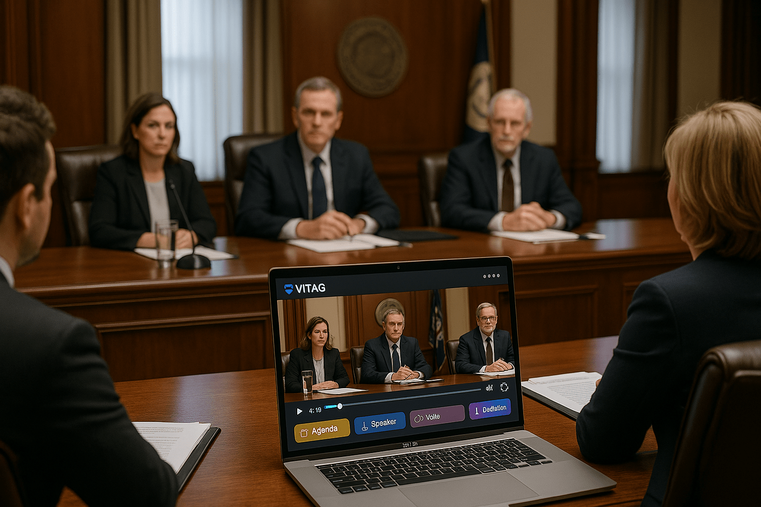 Vídeos de plenos municipales: consulta con ViTAG