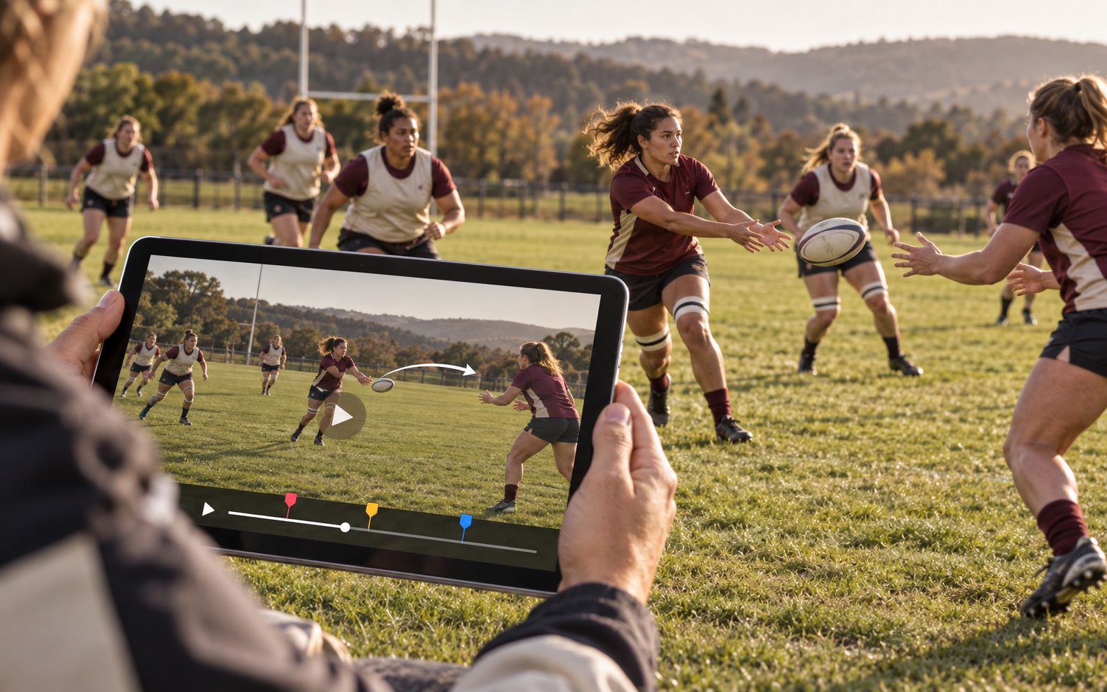 Rugby femenino: preparar selecciones de continuidad y apoyo en vídeo