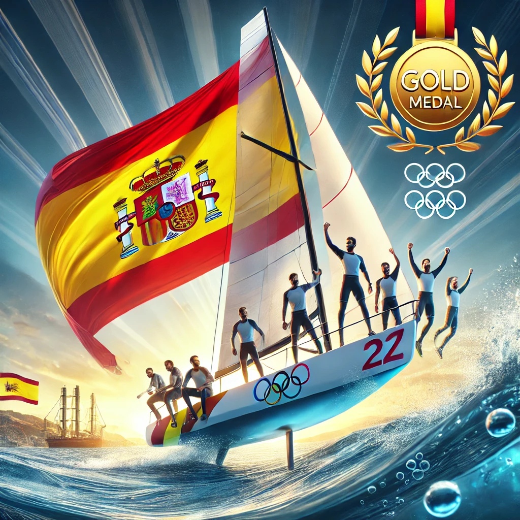Oro español en vela en París 2024: archivo de ViTAG