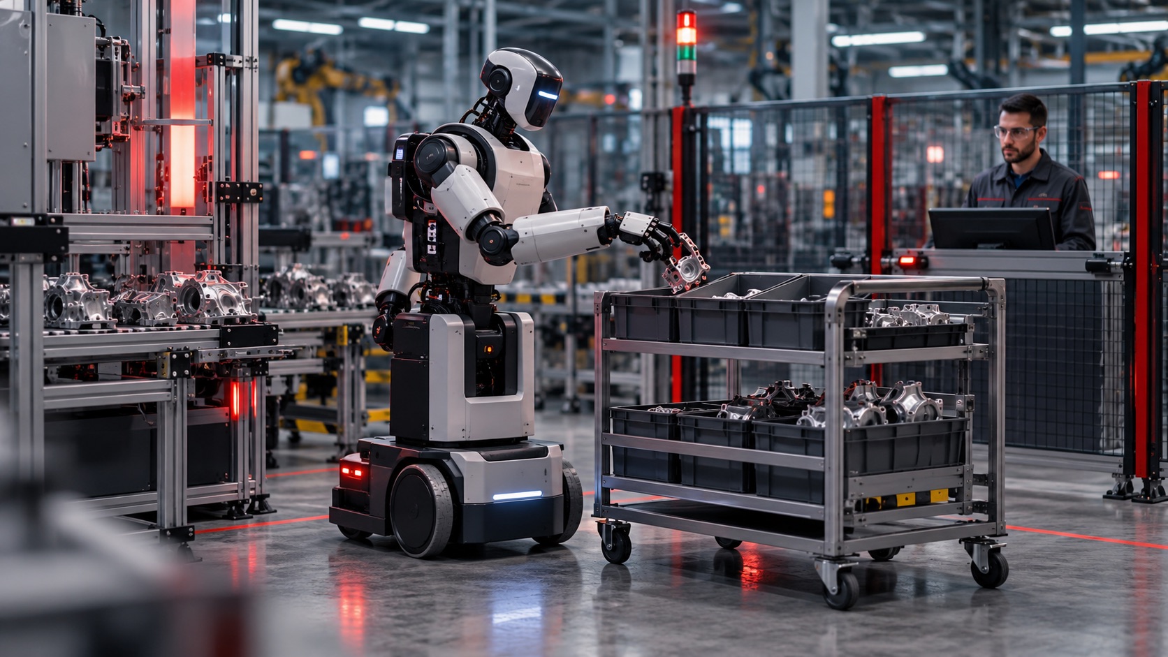 Robots humanoides en Leipzig: documentar cómo se coordinan tareas y personas